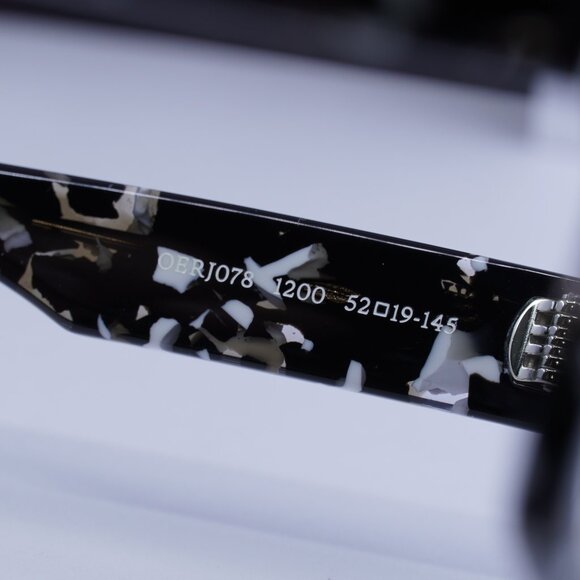 Off-White OERJ078 STYLE 78 1200 Square Eyeglasses 52mm – Black Havana - Picture 7 of 10